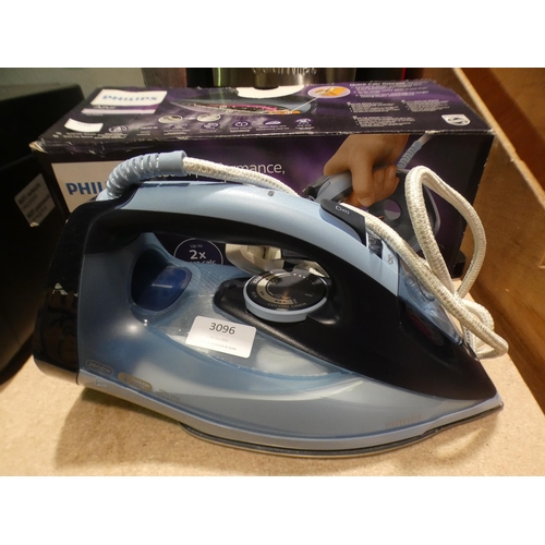 3096 - Philips Azur Iron (model:- GC4564/26) (240-280) * This lot is subject to VAT