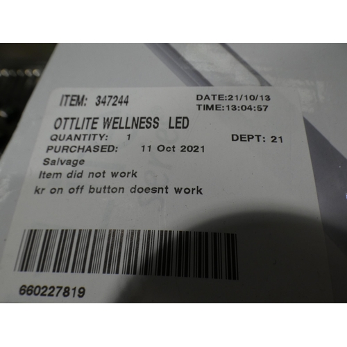 3105 - Ottlite Wellness LED Desk Lamp (240-298) * This lot is subject to VAT