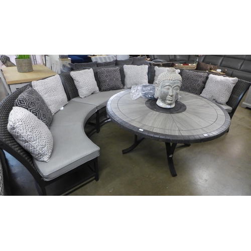 1307 - Park Falls Four Piece Woven Dining Set, RRP £1833.33 + VAT (4071-21) * This lot is subject to VAT