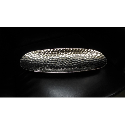 1310 - An oval silver ceramic dish (1662006)   #