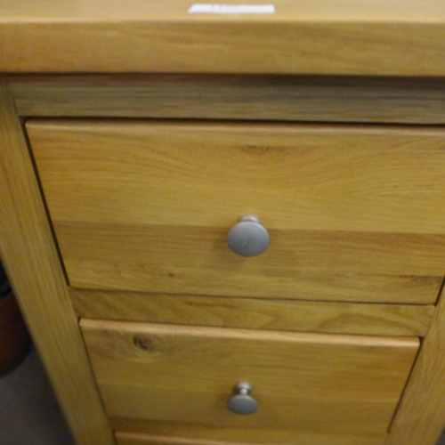 1370 - A Chichester rustic oak bedside table