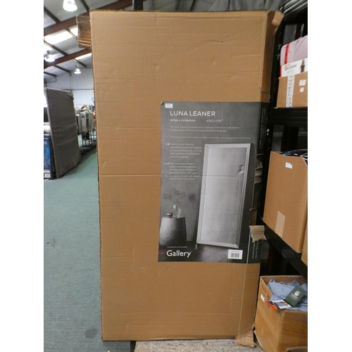 3440 - Luna Leaner Mirror (70cm x 30cm) (240-307) * This lot is subject to VAT