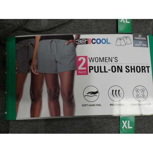 3442 - Quantity of women's 32 Degrees Cool pull-on shorts - mixed sizes and colours * This lot is subject t... 