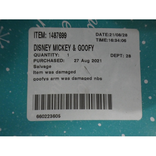 3468 - Disney Mickey & Goofy Nutcracker Figures (238-167 )* this lot is subject to vat