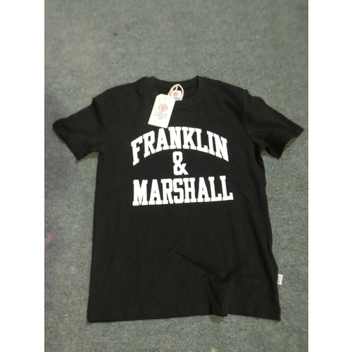 3428 - Quantity of kid's Franklin & Marshall black t-shirts        * This lot is subject to VAT