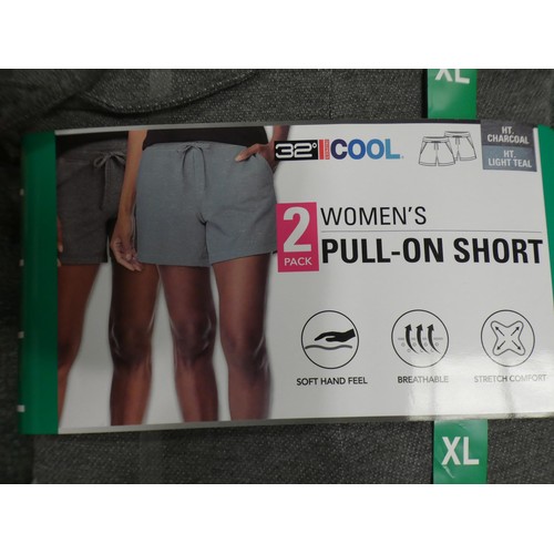 3452 - Quantity of women's 32 Degrees Cool pull-on shorts - mixed sizes and colours * This lot is subject t... 