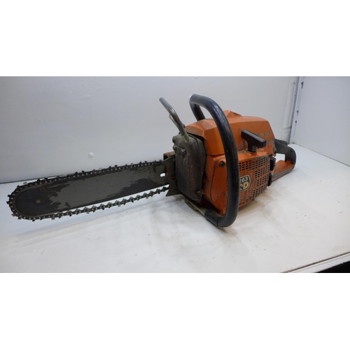 2018 - Husqvarna 263CD petrol chainsaw - not used for 1 year, working when last used