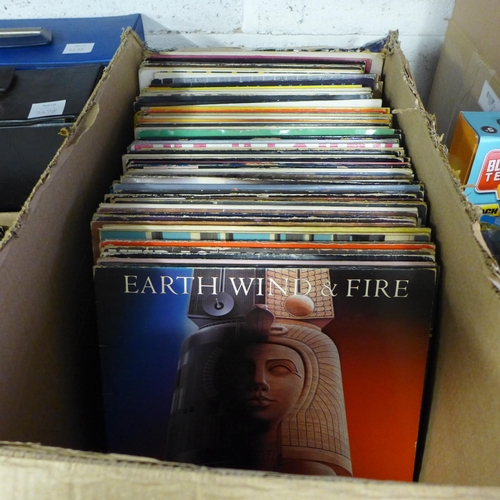 2079 - Box of approx. 125 LP's - soul, funk, disco, gospel, etc.