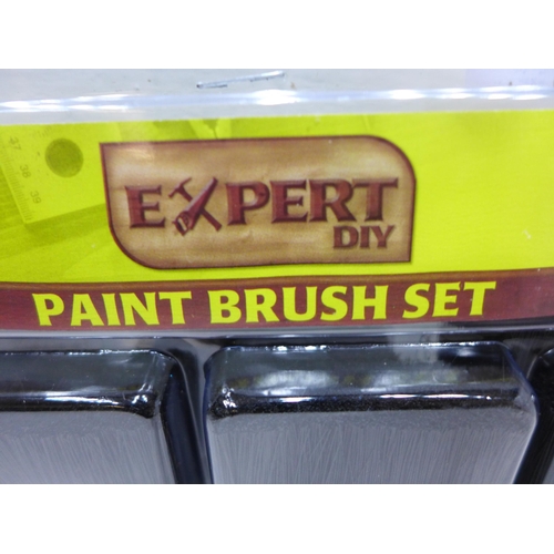 2119 - Five packs of 10 Expert DIY paint brushes