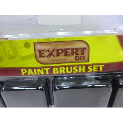 2120 - Five packs of 10 Expert DIY paint brushes