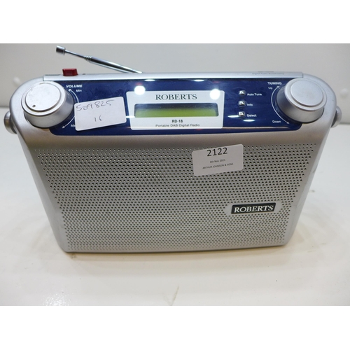 2122 - Roberts portable DAB radio