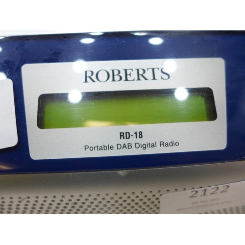 2122 - Roberts portable DAB radio