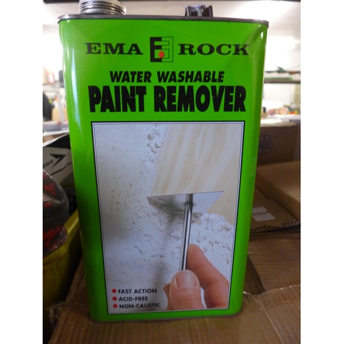 2468 - 2 x 5ltr tins of EMA Rock water washable paint remover