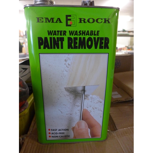 2469 - 2 x 5ltr tins of EMA Rock water washable paint remover