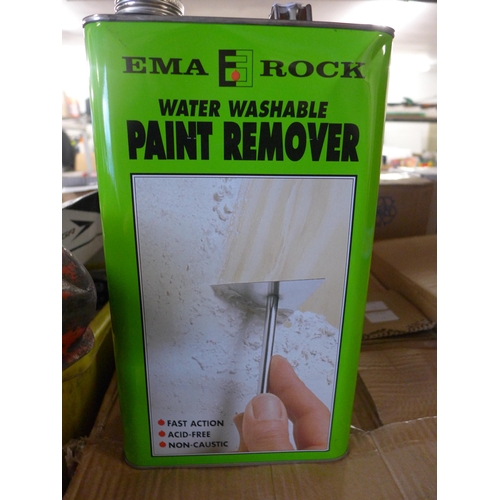 2470 - 2 x 5ltr tins of EMA Rock water washable paint remover