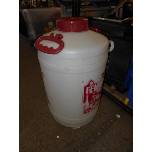 2483 - 6 Demi Johns & plastic fermenting bucket