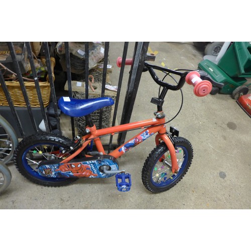 2491 - Child's Spiderman bike