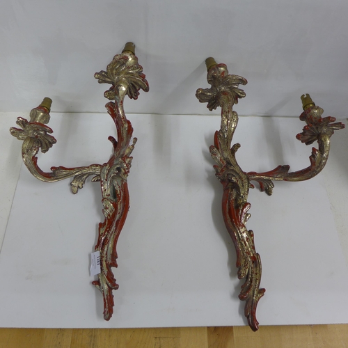 1183 - A pair of painted wall light fittings  **PLEASE NOTE THIS LOT IS NOT ELIGIBLE FOR POSTING AND PACKIN... 