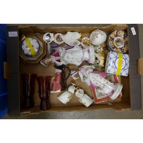 1193 - Two boxes of decorative china  **PLEASE NOTE THIS LOT IS NOT ELIGIBLE FOR POSTING AND PACKING**