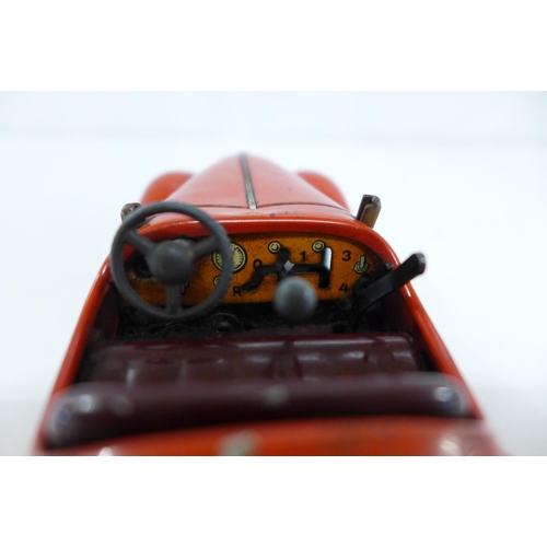 630 - An early 20th Century German clockwork tin-plate model car, Schuco Examico 4001