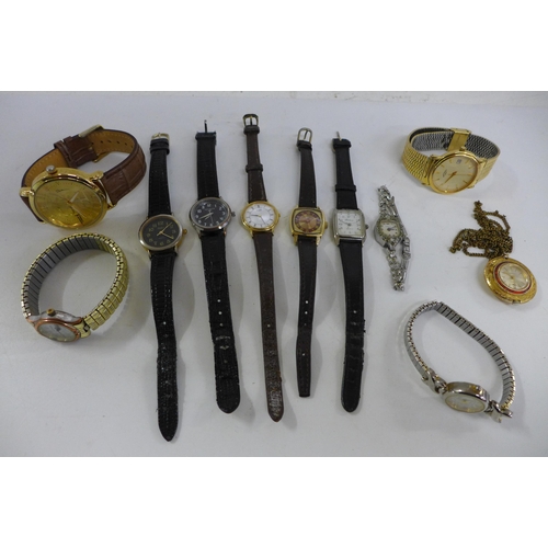 640 - A quantity of watches, including Rotary and Citizen