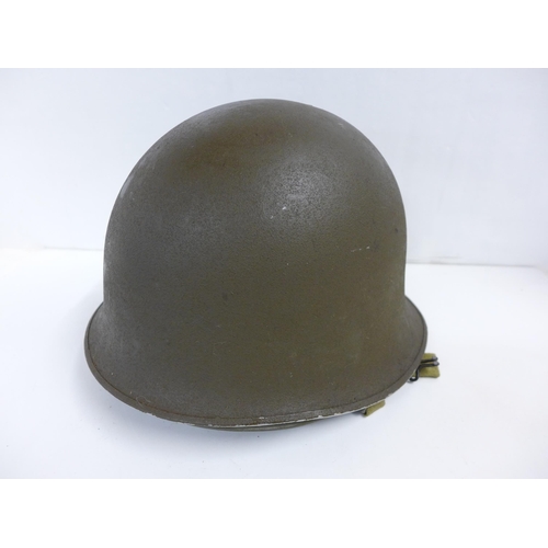 701b - A post WW2 French military M1-style helmet