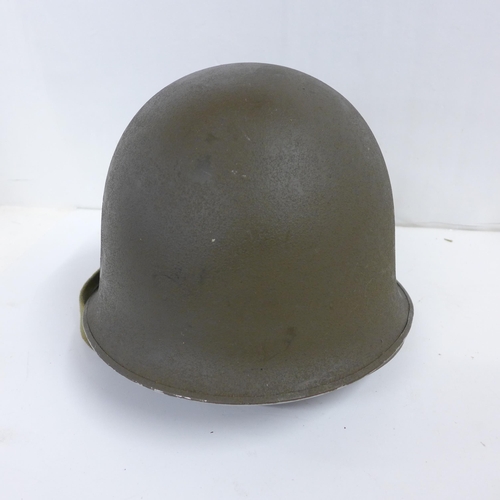 701b - A post WW2 French military M1-style helmet