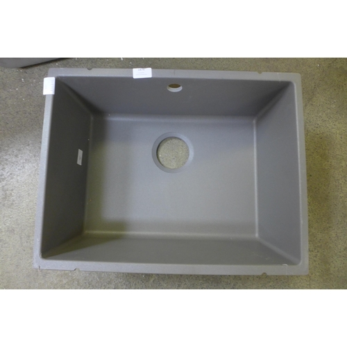 228 - Samos 1.0 Bowl Composite U/mount - Grey - 370x500 - model no.:- 525796, RRP £160 inc. VAT * This lot... 