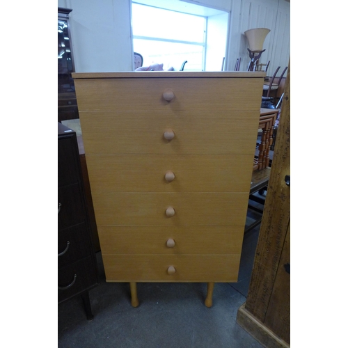 70 - A teak chest of drawers