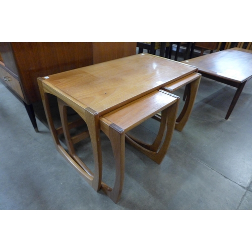 74 - A teak nest of tables