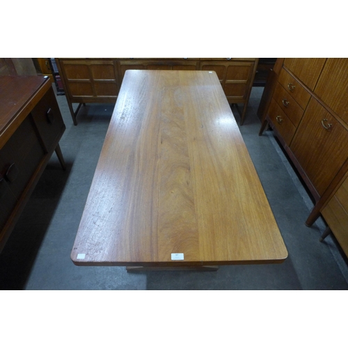 97 - A Reynolds of Ludlow teak refectory table
