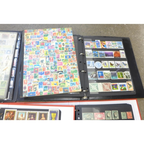 732 - Eight albums of World stamps