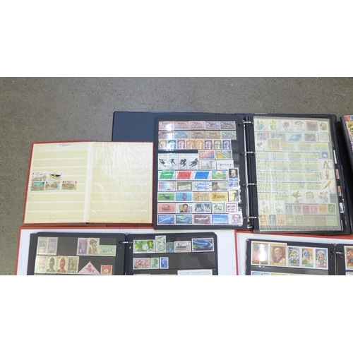 732 - Eight albums of World stamps