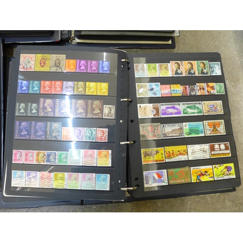 740 - Four albums of world stamps