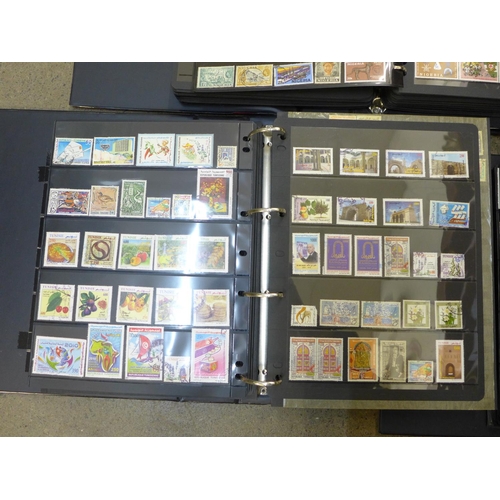 740 - Four albums of world stamps