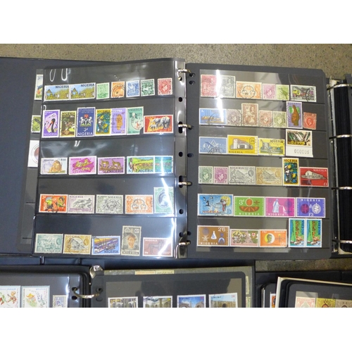 740 - Four albums of world stamps