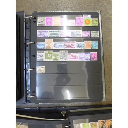 740 - Four albums of world stamps