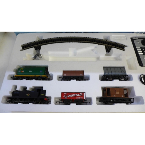 761 - A Hornby Mixed Goods OO gauge Digital train set