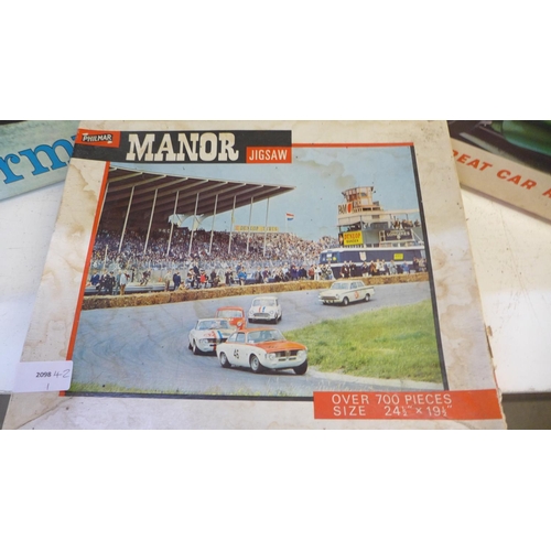 767 - A Philmar Manor jigsaw puzzle and two Waddington's Formula 1 games