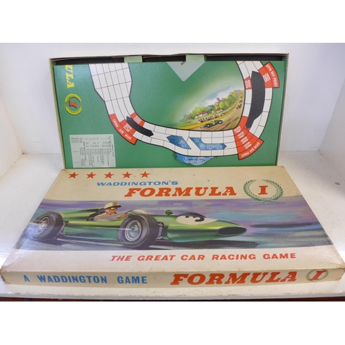 767 - A Philmar Manor jigsaw puzzle and two Waddington's Formula 1 games