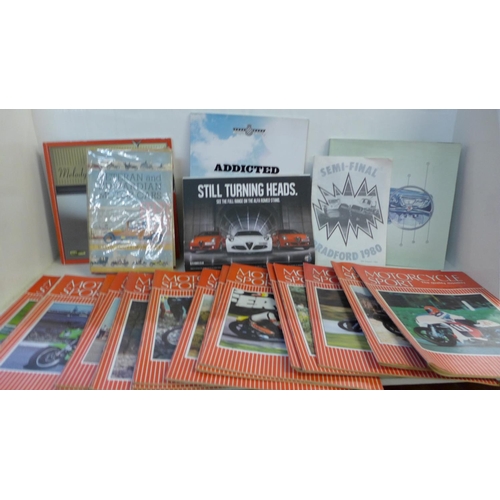 776 - A collection of motorcycle related magazines including Goodwood and Motorcycle Sport magazine