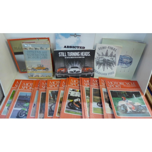 776 - A collection of motorcycle related magazines including Goodwood and Motorcycle Sport magazine