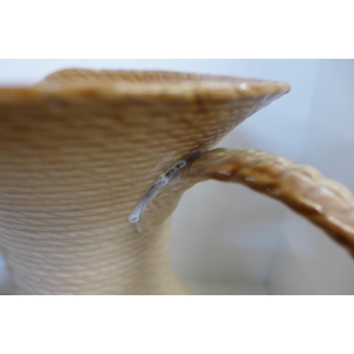 779 - A studio pottery table lamp base and a collection of Art Deco pottery