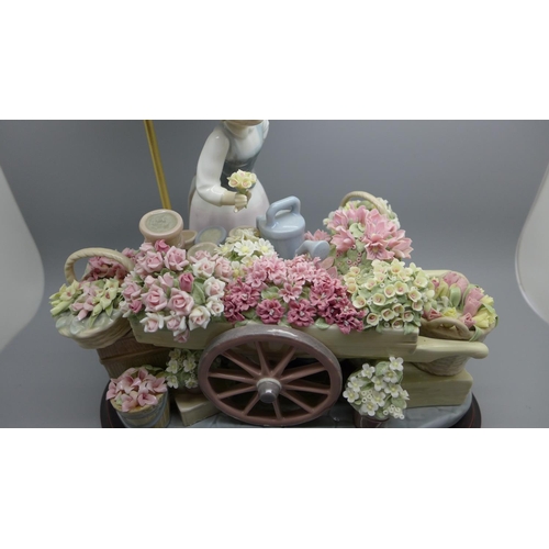 790 - A Lladro Spanish Porcelain - Flowers of the Season (model ref 1454), designed by Jose Puce depicting... 