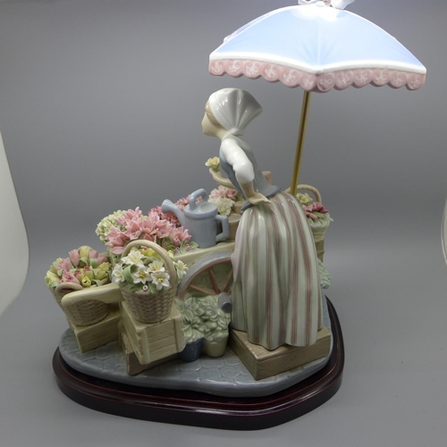 790 - A Lladro Spanish Porcelain - Flowers of the Season (model ref 1454), designed by Jose Puce depicting... 