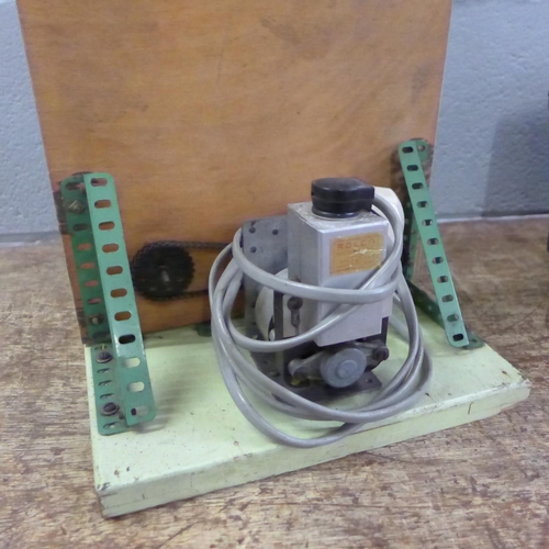 793 - A Meccano dealer's window display model of Stephenson's Rocket locomotive, working