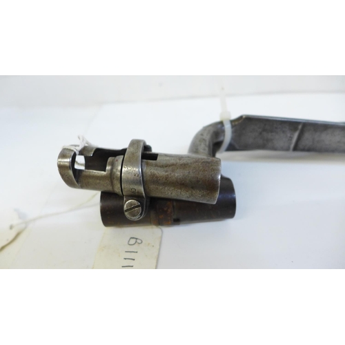 801 - Two spike bayonets