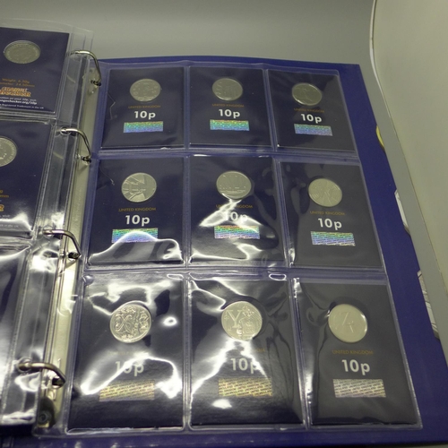 840 - Coins including Paddington At the Tower 50p, four Beatrix Potter 50p, etc.