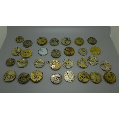 924 - Pocket watch parts