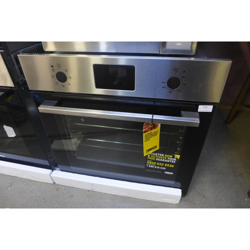 218 - Zanussi Single Oven * This lot is subject to VAT